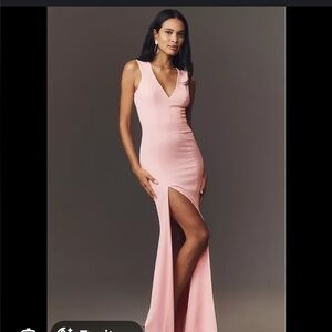 Dress the Population  Sandra Crepe Maxi Dress